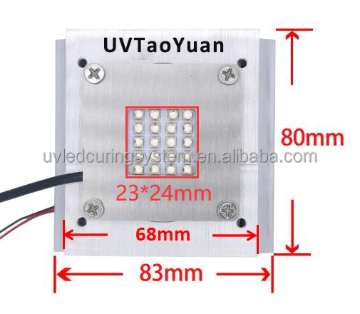 50w uv led size