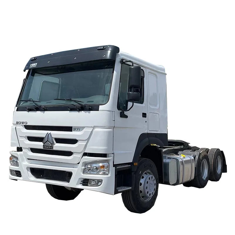Used Sinotruk Howo 6X4 Diesel Tractor Truck 375 HP Heavy Duty Tractor
