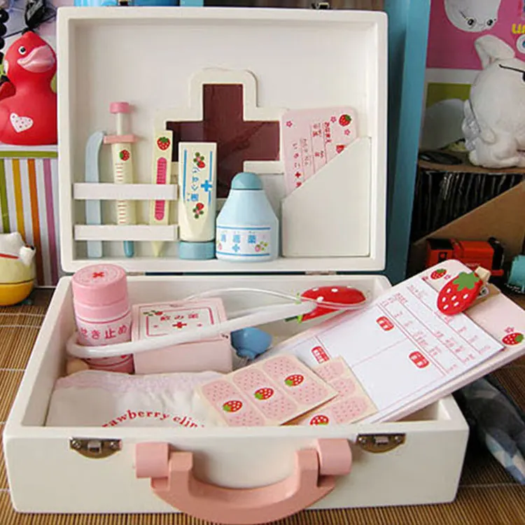 Набор для косплея Стоматологическая медсестра деревянная коробка для лекарств игрушки для ролевых игр докторский игровой набор