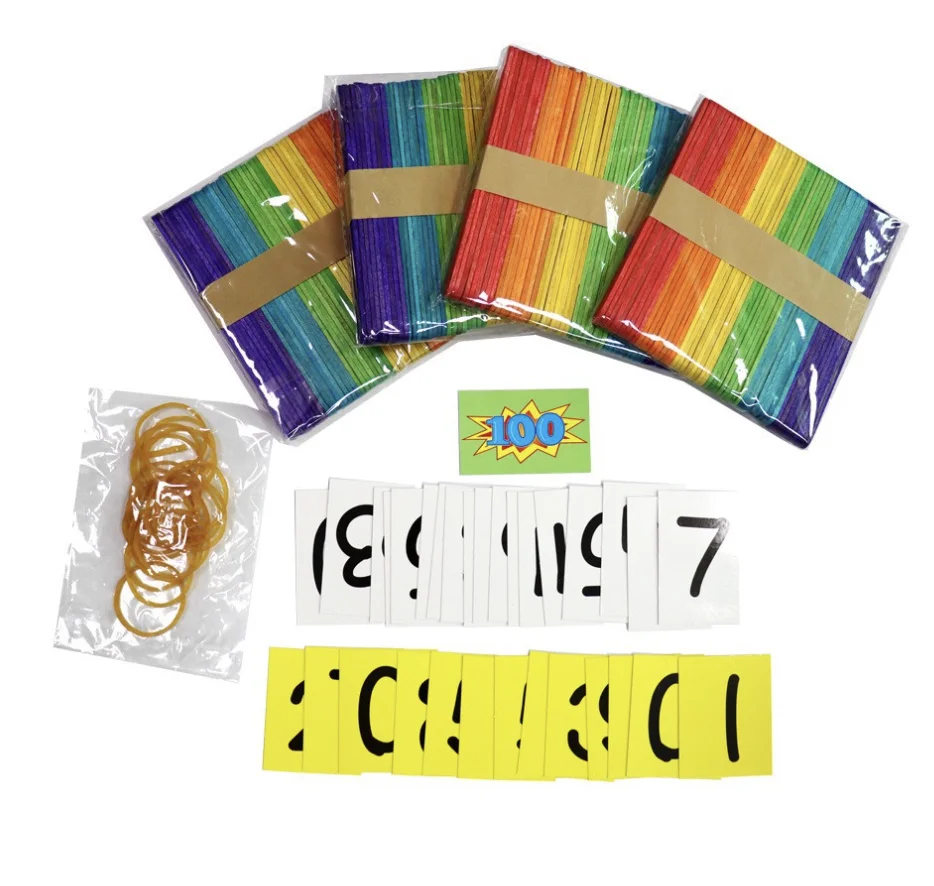 Early Teaching Tool Kids Teaching Math Toy Learning Number Counting The Days Hanging Bag Mathematical formulas Chart Cards Tool