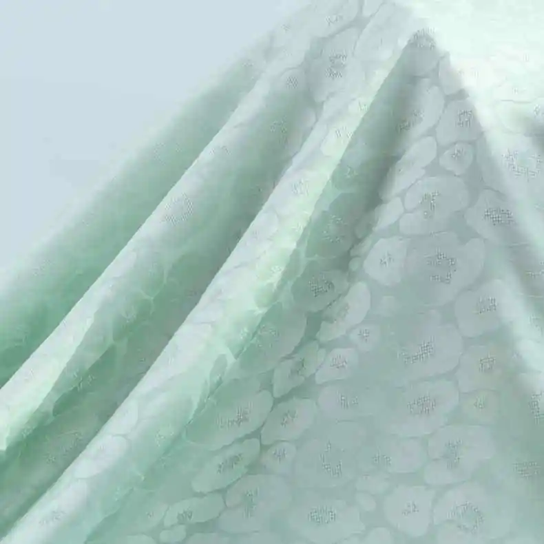New popular bubble cotton pattern satin jacquard fabric 90GSM 150cm width for clothing and bag
