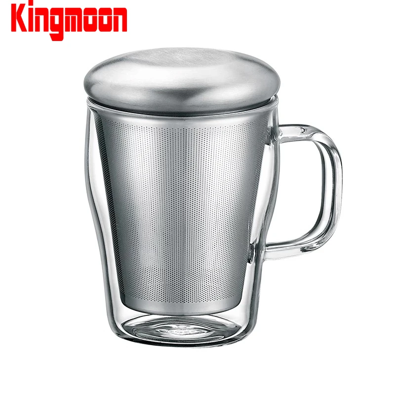 500 мл/17 унций чайная кружка с заваркой и крышкой из боросиликатного стекла чайная кружка для одного набора