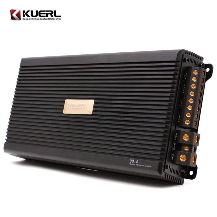 RMS Power 90W*4 Big power Class AB 4 channel auto amplifier