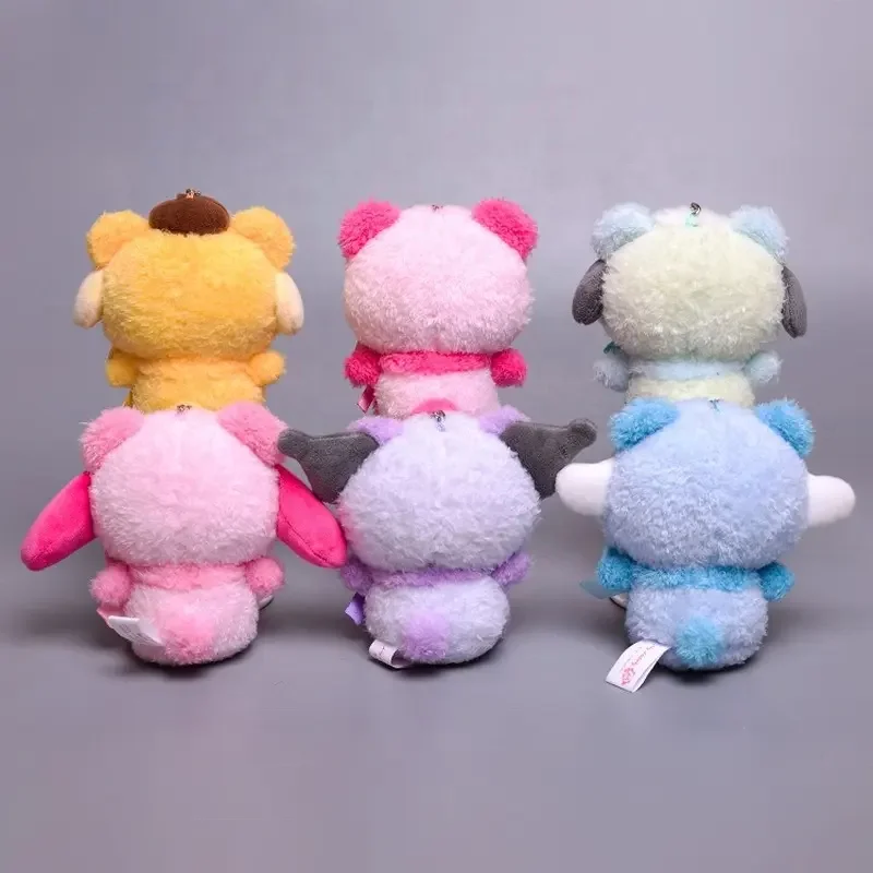 Новое поступление Sanrio Мультяшные мягкие мини 10 см Kawaii Kuromi игрушки брелок маленькие плюшевые куклы