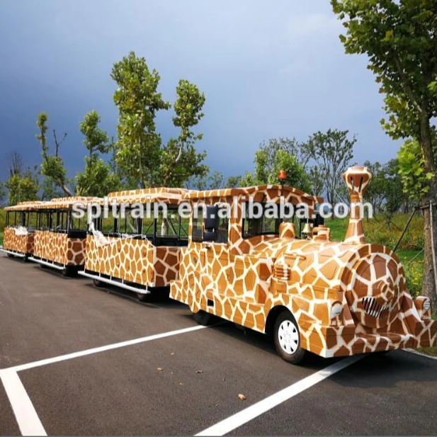 
Сафари для осмотра на открытом воздухе, для взрослых, детей, животных, туристический парк аттракционов, зоопарк с дизельным двигателем, дорога, поезд без трека 