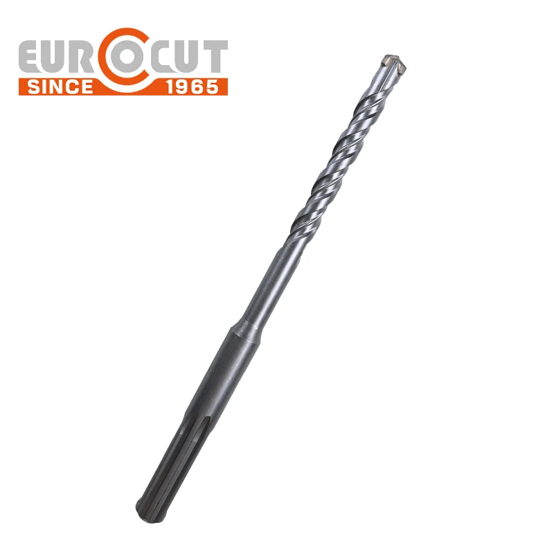 EUROCUT Manufacture High Quality SDS Plus Electric Hammer Drill Bit for Concrete Wall Brick Drilling