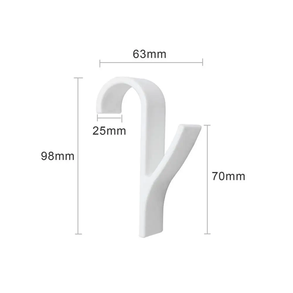 2021 Amazon Hot Selling Wholesale White Hook Heated Towel Rack Radiator Bracket Bathroom Hook Clothes Hanger