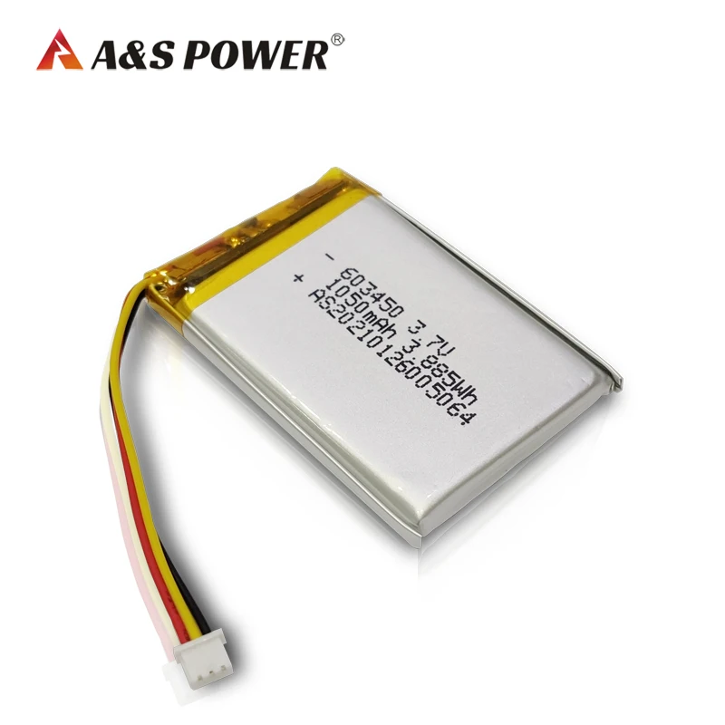 Перезаряжаемая литий-полимерная батарея 2S 603450 7 4 V 1050mAh Lipo Li ion полимер для игрушек
