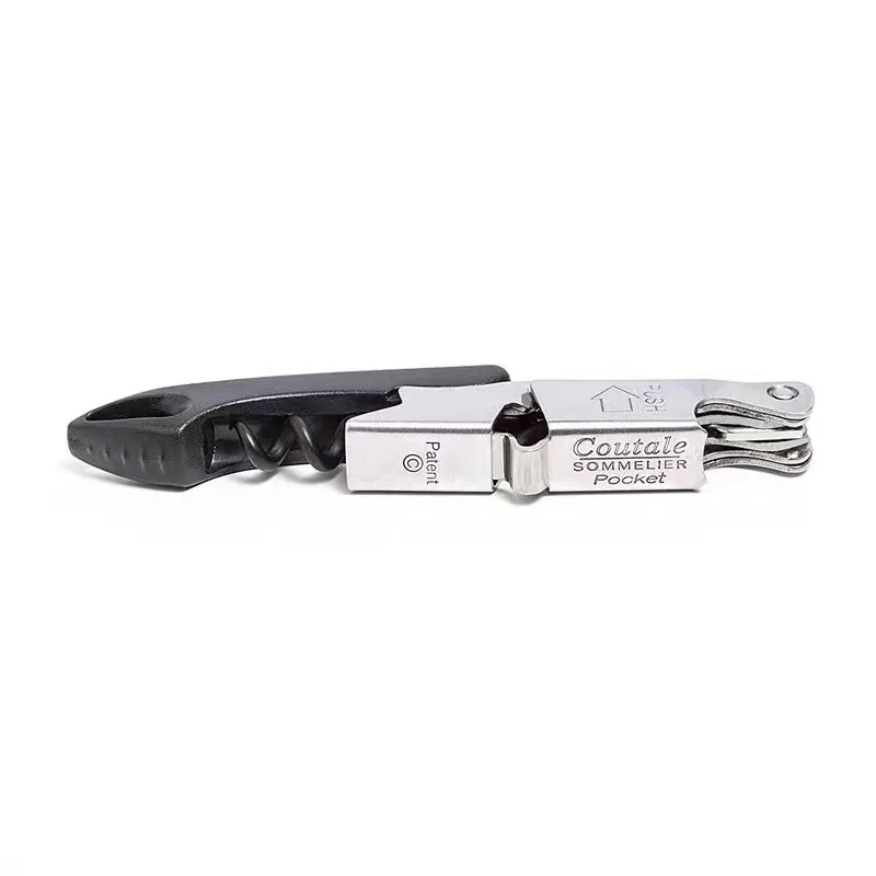 Wine Opener Professional Corkscrews for Wine Bottles Foil Cutter and Cap Remover Manual Wine Key for Waiters and Home Use