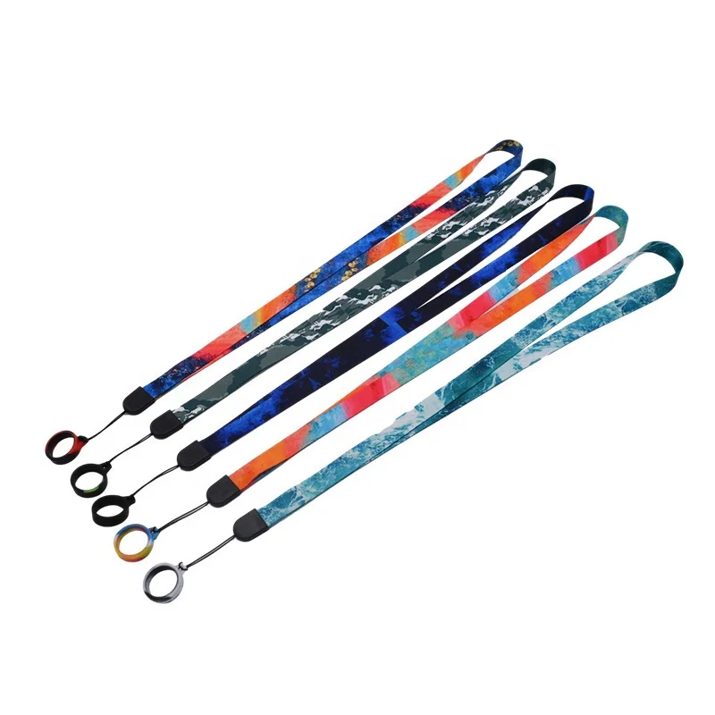 Hot sale custom vape lanyard wholesale with silicone ring for vape pen holder
