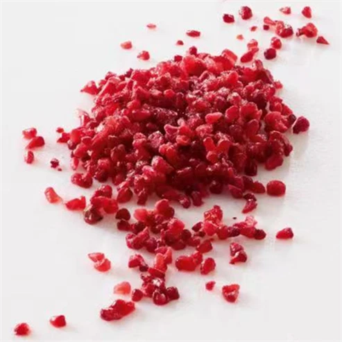 IQF frozen Diced Strawberries Frozen Fruit Production for Cakes, smoothies 10x10mm