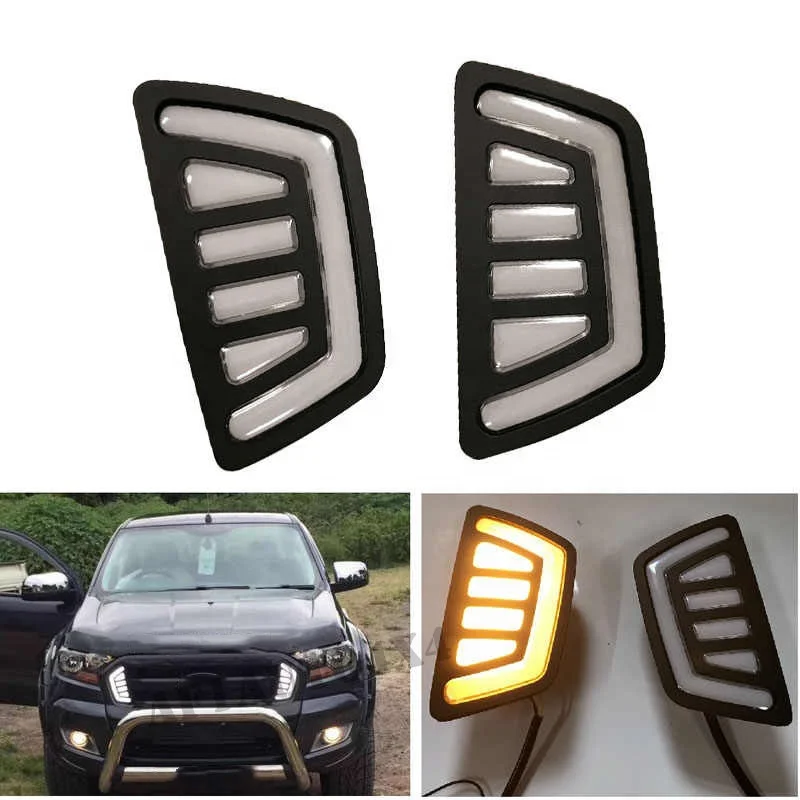 Новый дизайн светодиодная передняя решетка Drl для автомобиля Ranger t7
