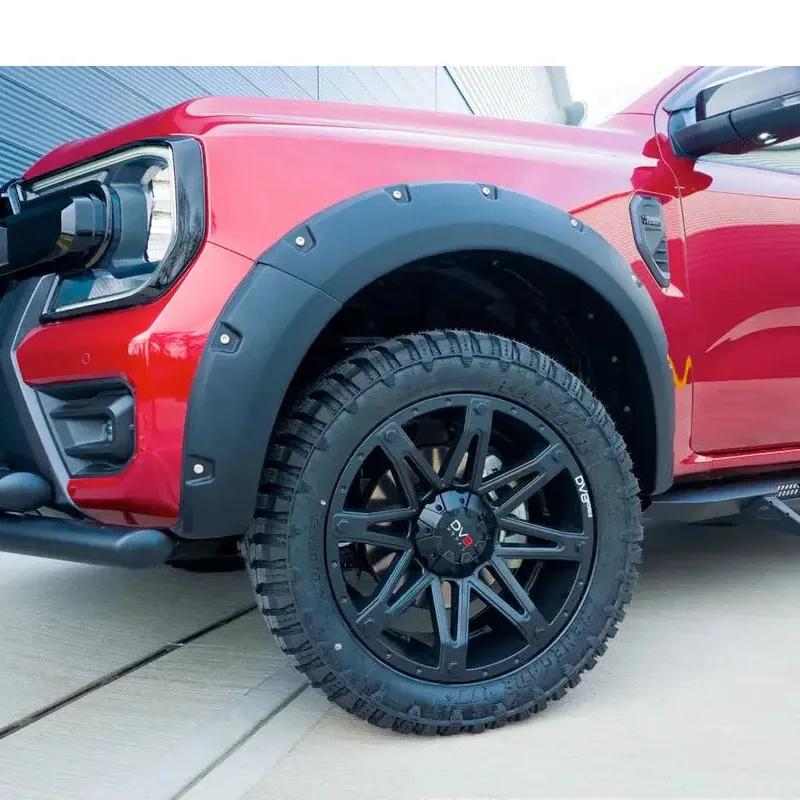 Для RANGER T9 Wildtrak 2022 2023 2024 WILTRAK двойные кабины ABS черные 6-дюймовые обрывные болты стильные колесные арки