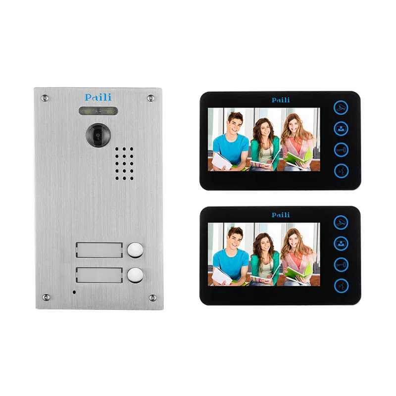 Single Villa Hands-free Video Door Entry Security Intercom Wired Video&Audio Home Intercom Videophones Interphone