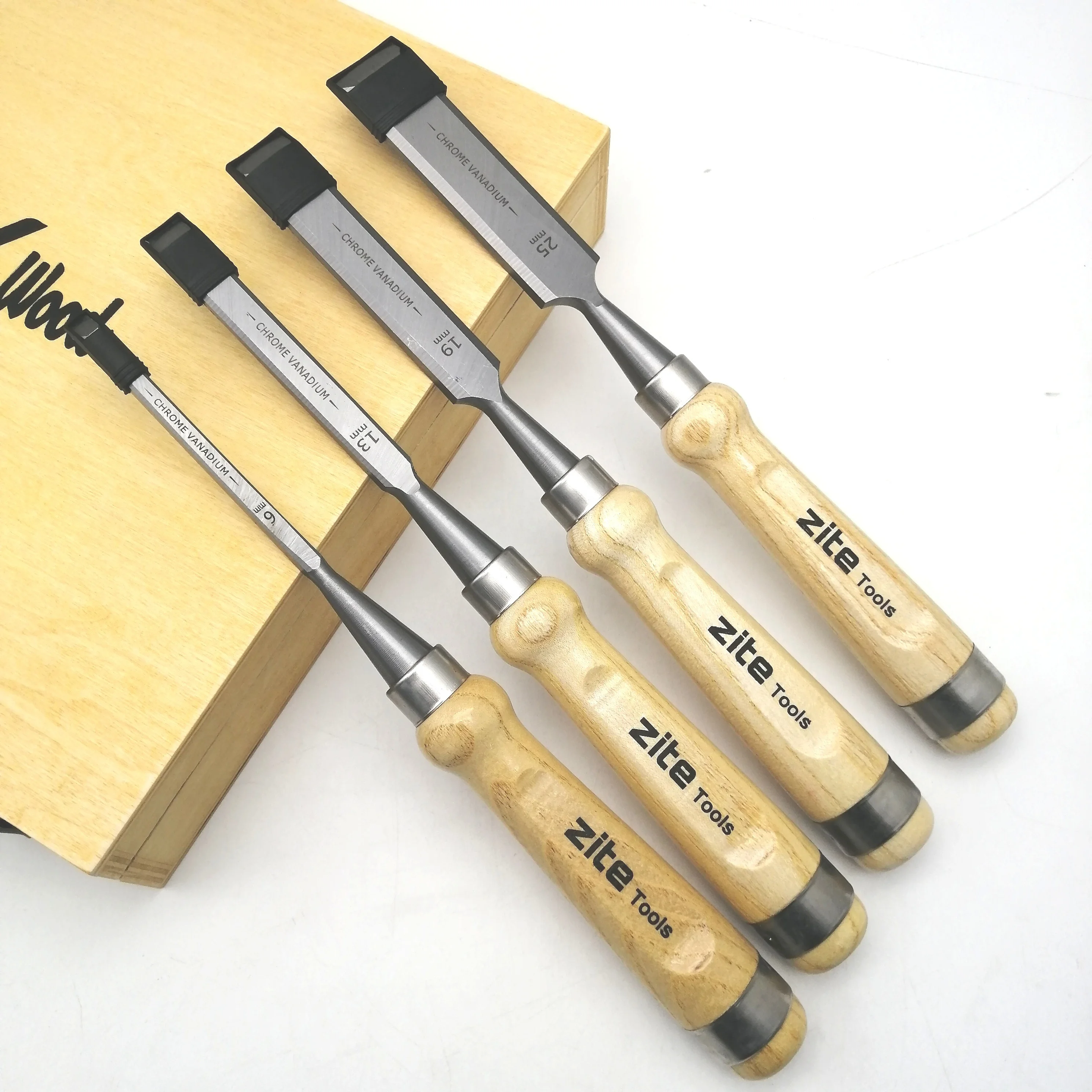 Профессиональный Набор долото для дерева с точильным камнем, линейным молотком