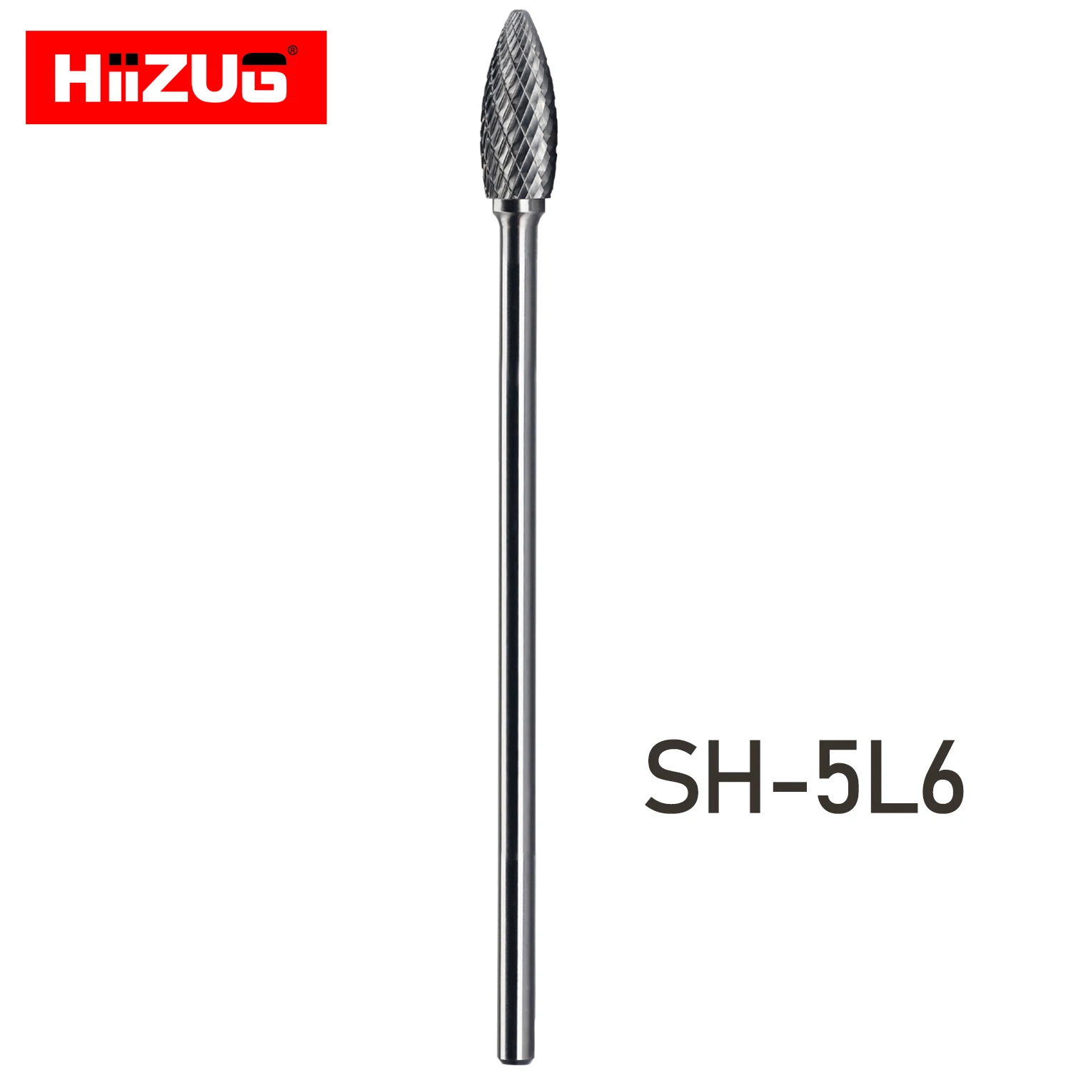 6mm Shank Diameter Long Shank  Carbide Rotary Files Double Cut All Types Metal Grinding Carbide Burrs Cutters