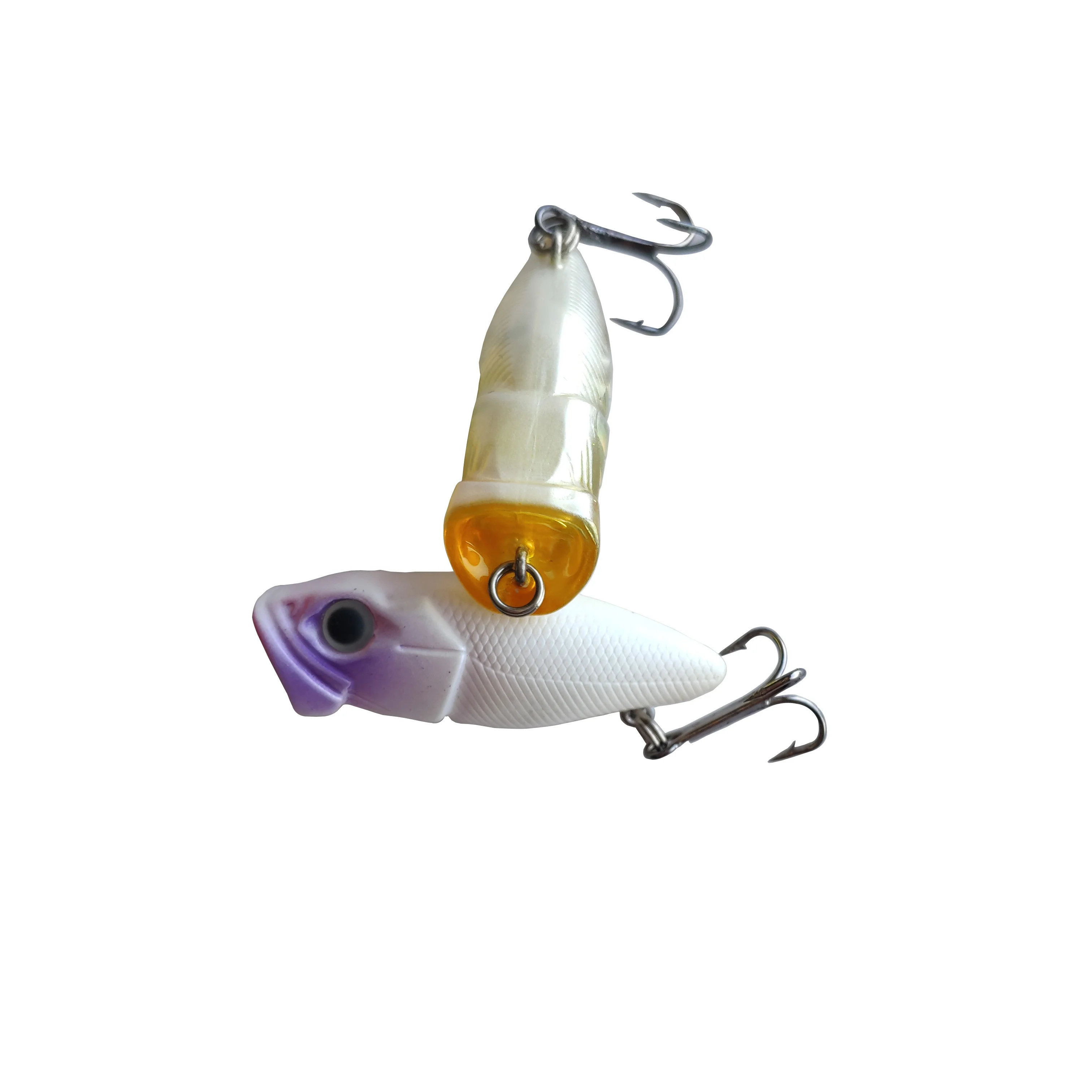 
floating crankbait popper lure wobbler swimming lifelike plastic hard bait 2.3g mini minnows with single treble hook 