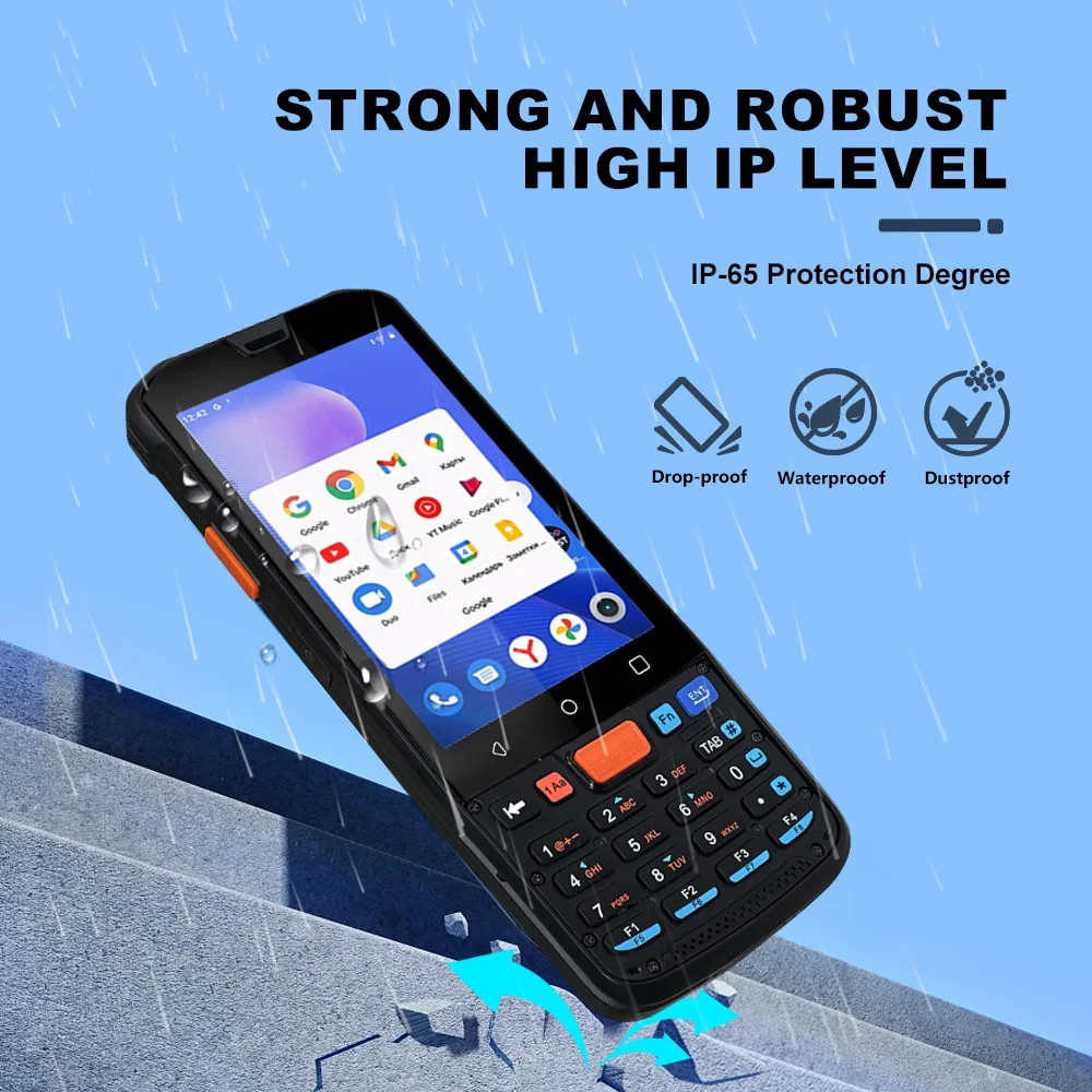 ZCS Z82 Android 11.0 3+32GB Rugged Handheld NFC Pos Terminal Mobile PDA Barcode Scanner