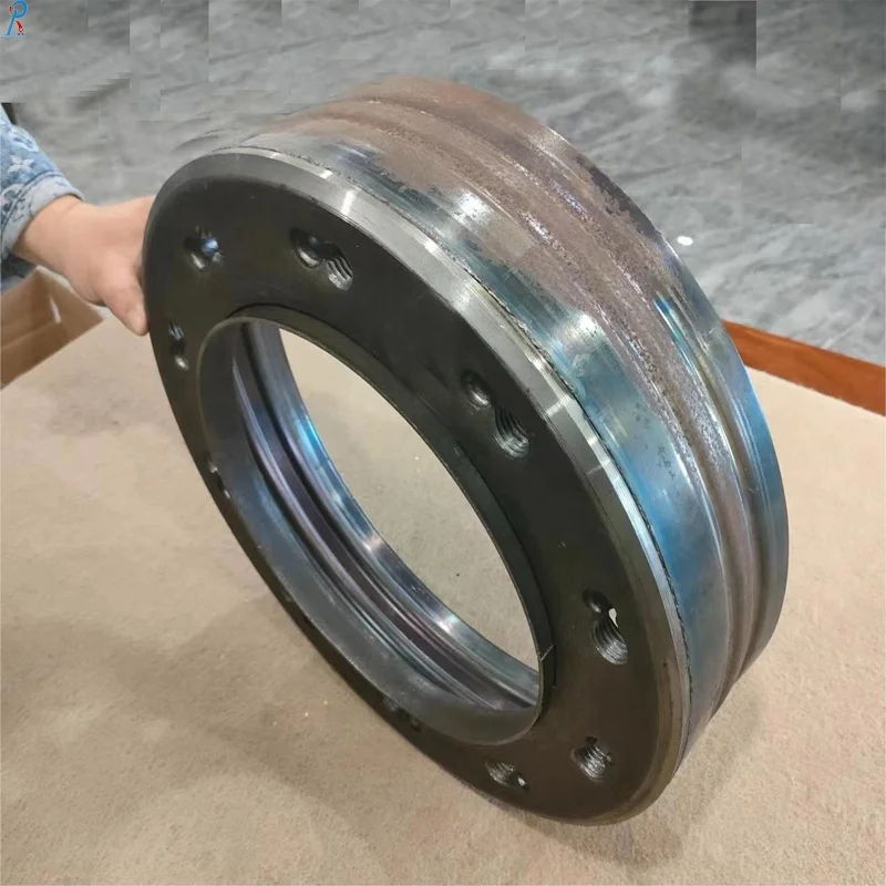 Ss400 Q235 Steel Square Carbon Steel Forged Flat Flange End Plate for Prestressed High-Strength Concrete