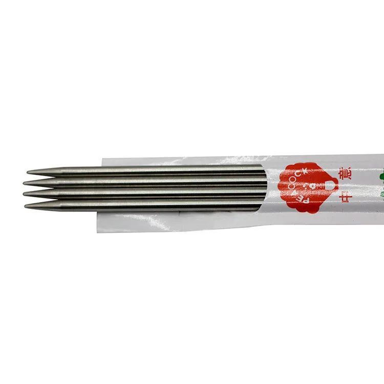 Stainless Steel Knitting Needles Double Pointed Crochet Hook Sets Sweater Weaving Crochet Needles DIY Sewing Tools