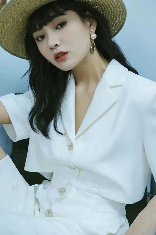 2022 summer French elegant lapel V neck exqusite women fashion slim dresses women lady elegant