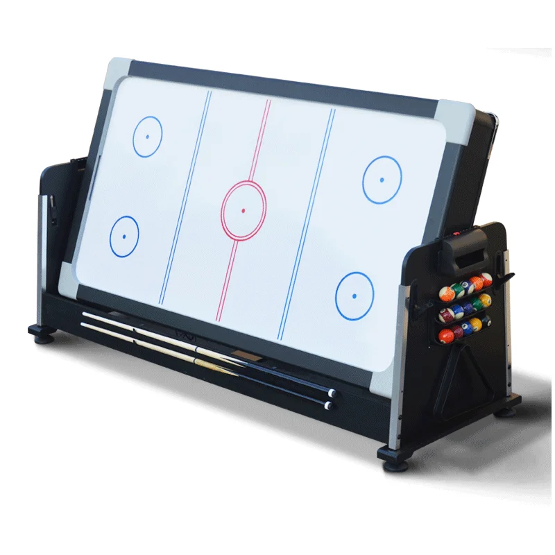 Factory Direct Sell 4 in 1 7FT Multi Game Pool Billiard Table, Air Hockey Table, Table Tennis Table/Dinning Top