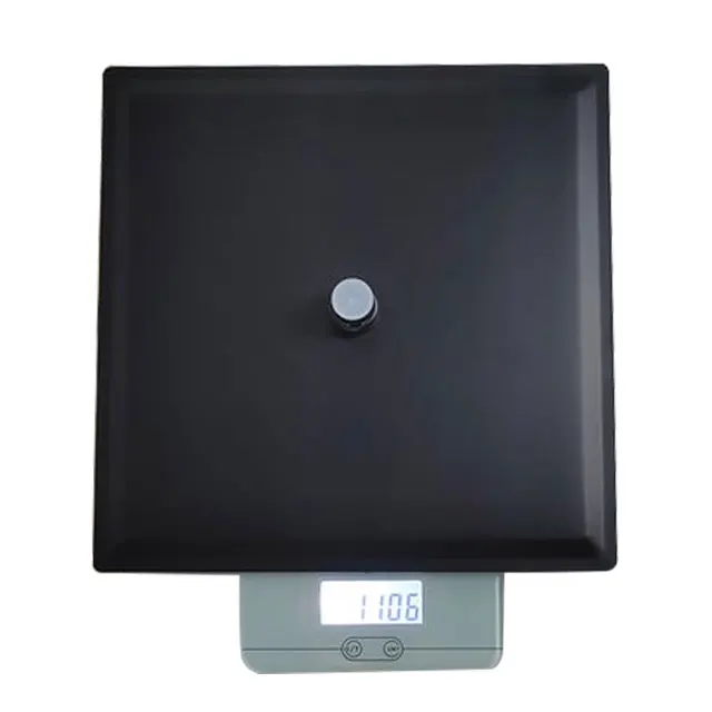 12 Inch Black Water Saving Square Ceiling Rain Shower Head Slim 304 Rain Shower Stainless Steel Wall Mounted Showerhead