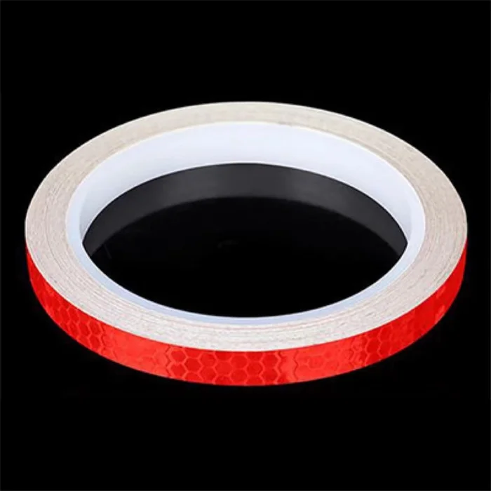 1cm*8m Reflective Stickers Wheel Rim Decal Tape Motorcycle Bicycle Reflector Bike Light