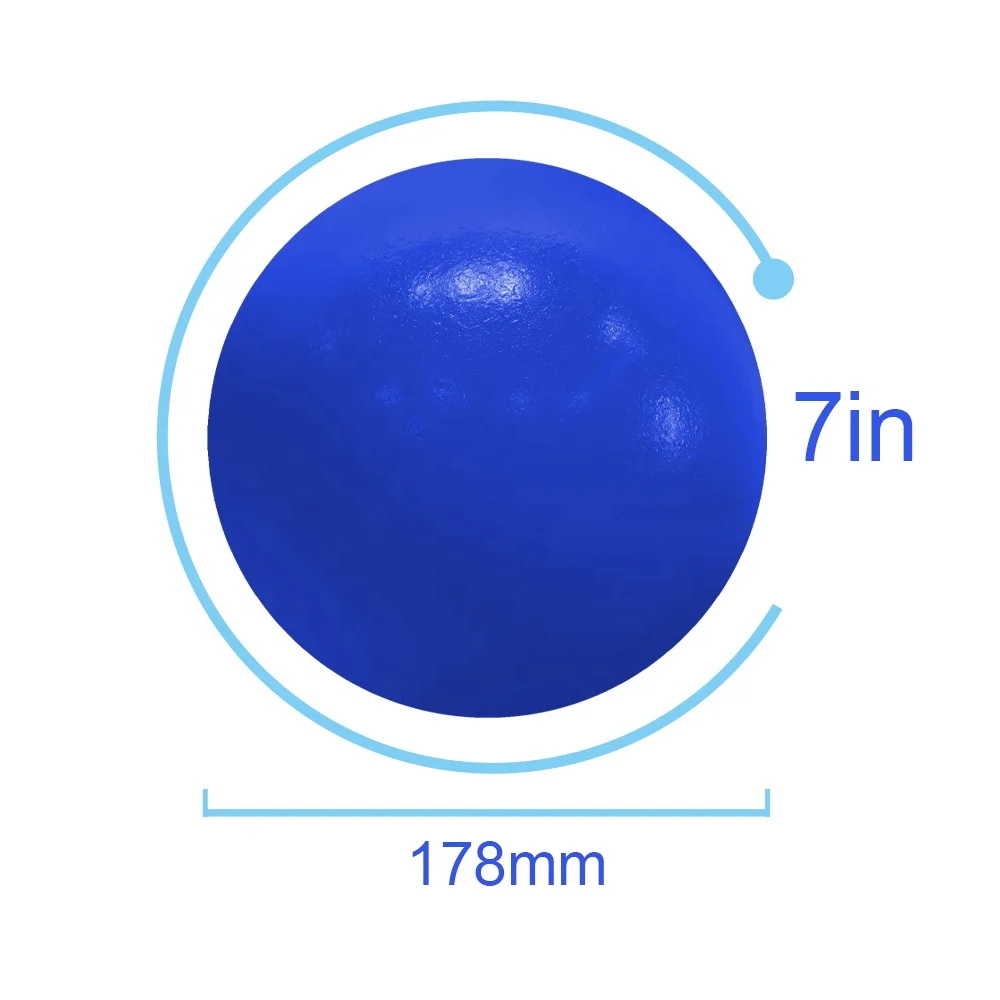 7inch adult outdoor sport eco-friendly pu skin foam kids playground ball Durable dodgeball
