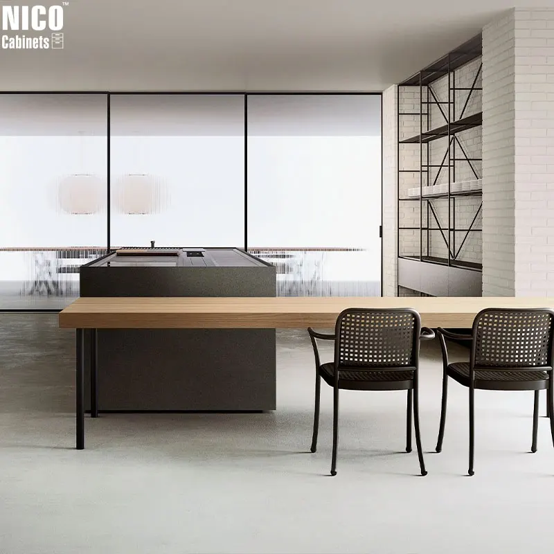 Welbom Custom Made Solid Wood Designs Modern Luxury Aluminium Kitchen Cabinets