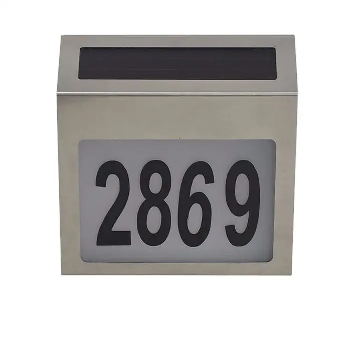 Hot sale stainless steel solar mailbox House garden Post box