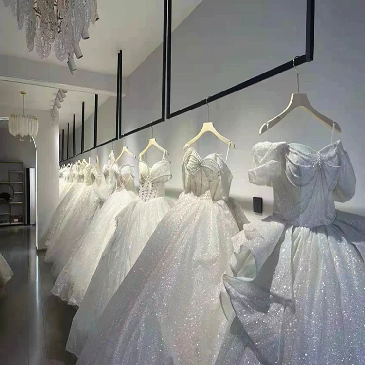 Popular Acrylic Dress Hangers Durable White Solid Acrylic Pant Hanger with Power Gold Clips