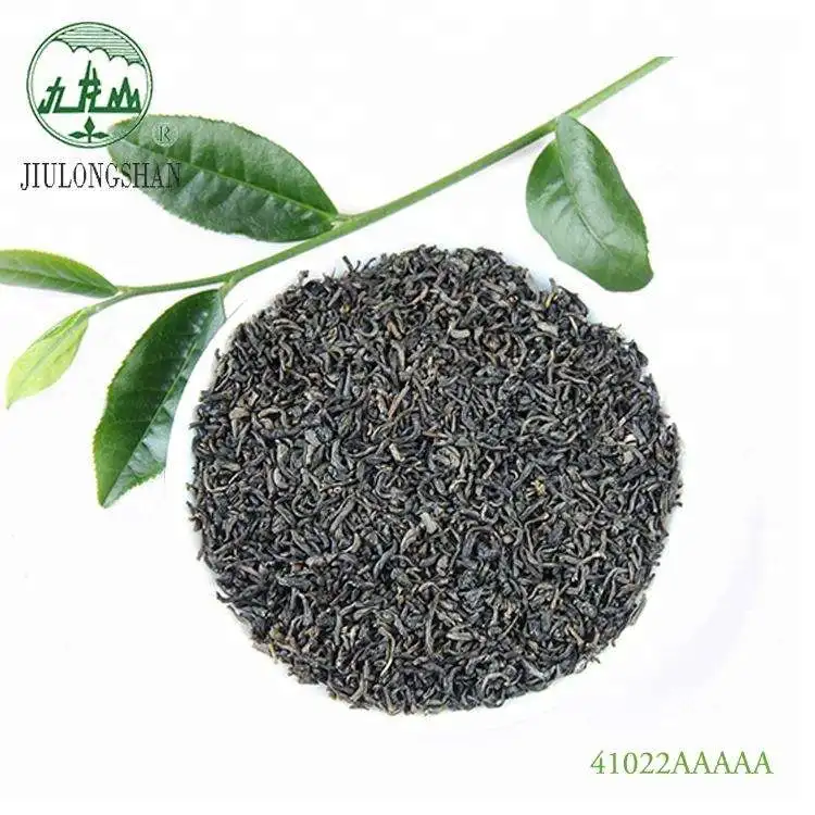 Te Verde Chun Mee Jiulongshan жареный 41022AAAAA органический китайский зеленый чай Chunmee