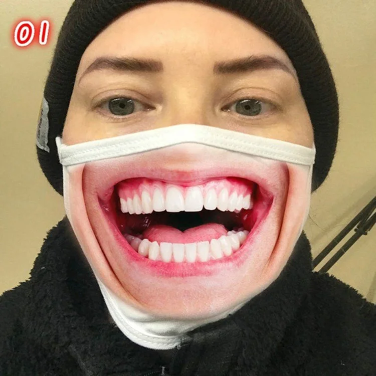 
Fashion Washable Sublimation Face-mask funny Face-mask personalized Face Cover 