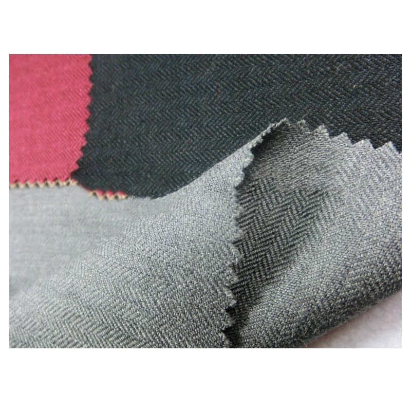 50%linen 50%wool yarn dyed herringbone fashion topper fabric