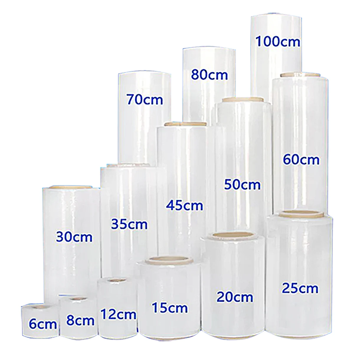 Wholesale PE Plastic LLDPE Stretch Wrapping Films Soft Moisture-Proof for Cast & Bulk Packaging
