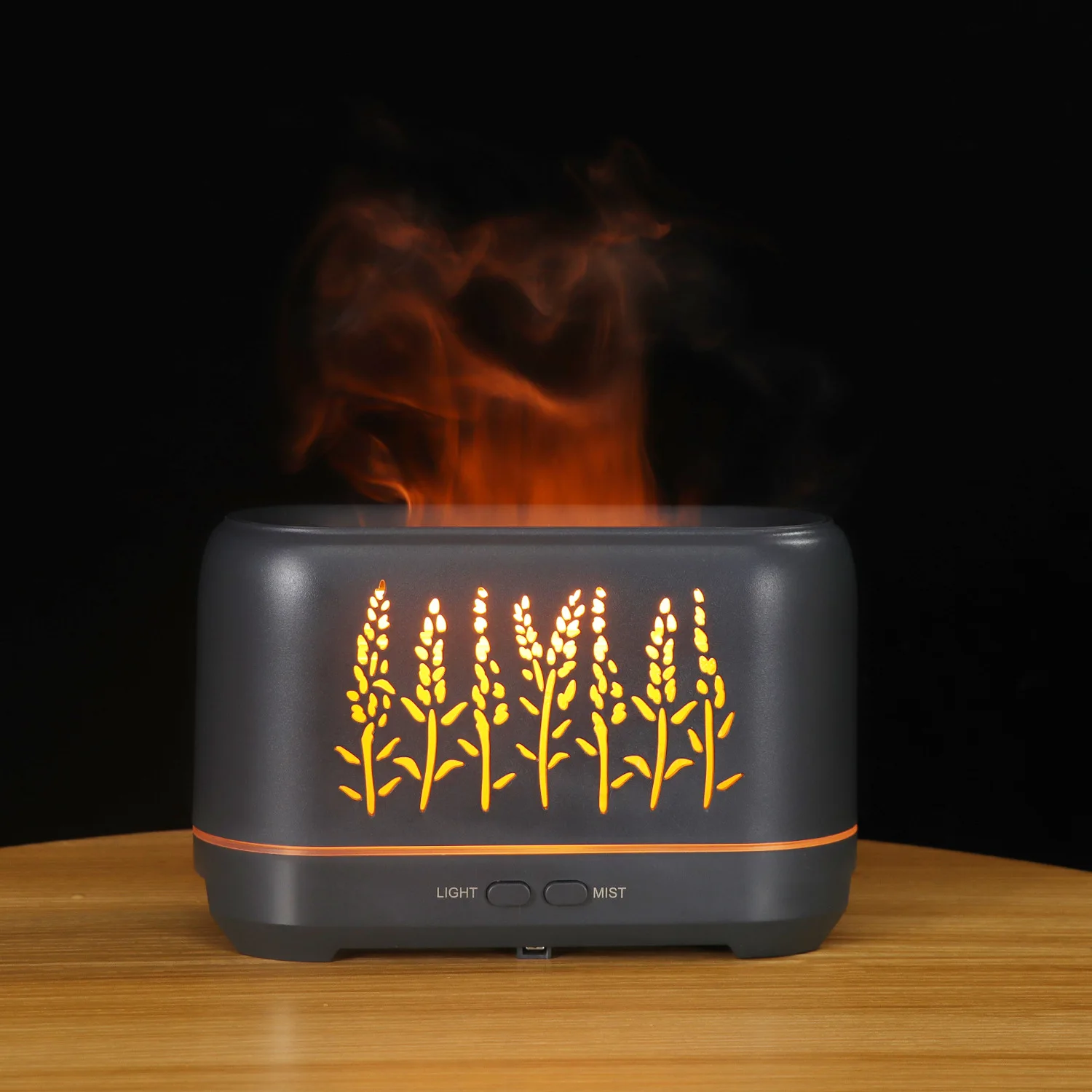 Новинка 2022 года, ароматизатор 200 мл fire flame, светодиодный ультразвуковой диффузор для ароматерапии, Электрический диффузор для эфирного масла, увлажнитель