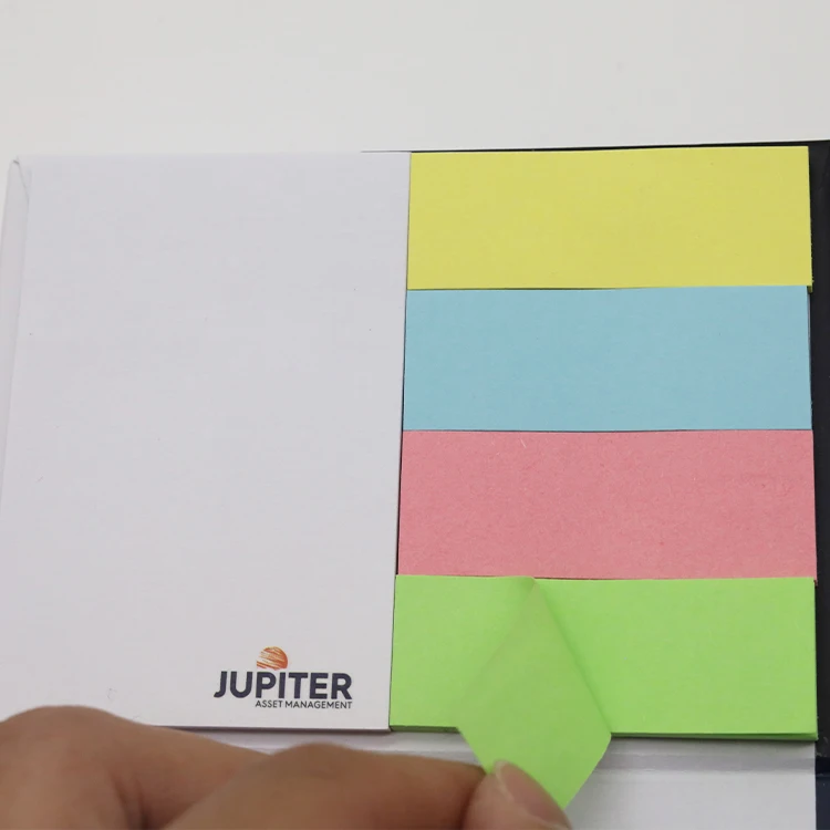 Custom logo Recycled sticky notes pad, Office Notepad,Personalized Multi colors sticky notepad set