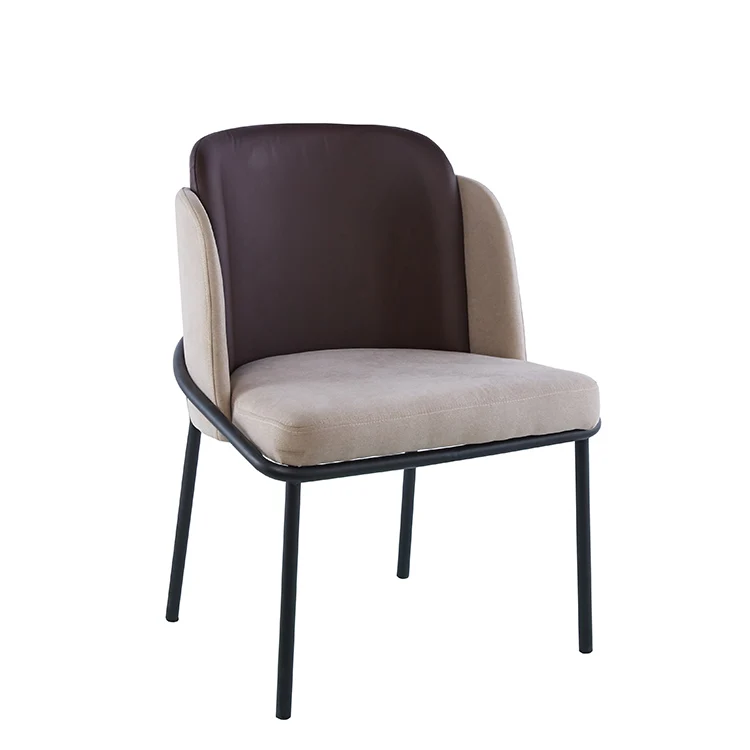 Дешевый роскошный обеденный стул с мягкой обивкой в скандинавском стиле современный элегантный кухонный из искусственной