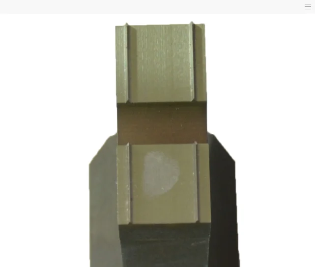 Horn for auto open end zipper ultrasonic cutting machine