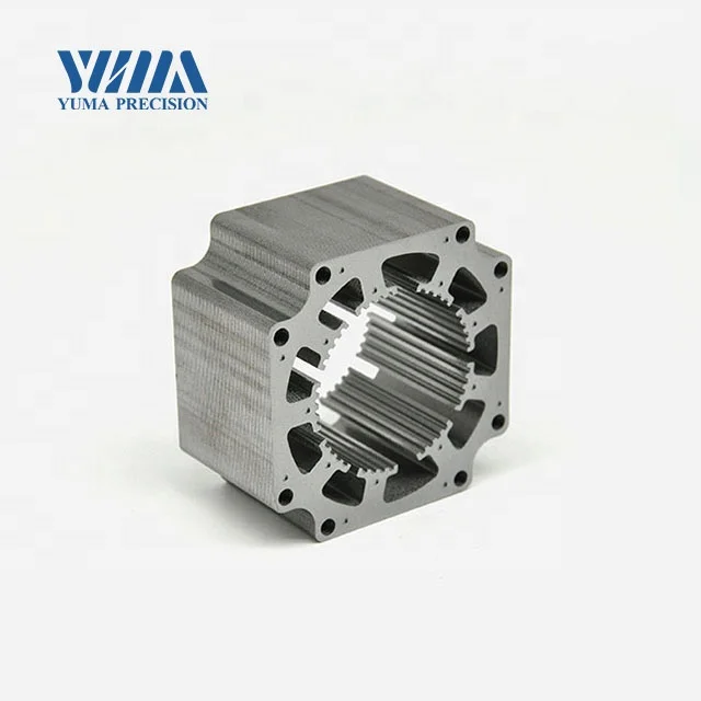 Professional  custom and product NEMA24 Three phase nine pole Stepper motor stator and rotor laminated iron core
