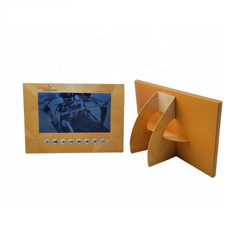 
Cote A5 Customized Paper Video Greeting Card Stander Video Pos Card Components For Christmas Gifts 