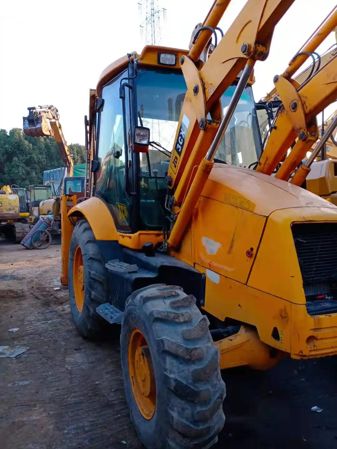 Used jcb backhoe excavator loder3cx
