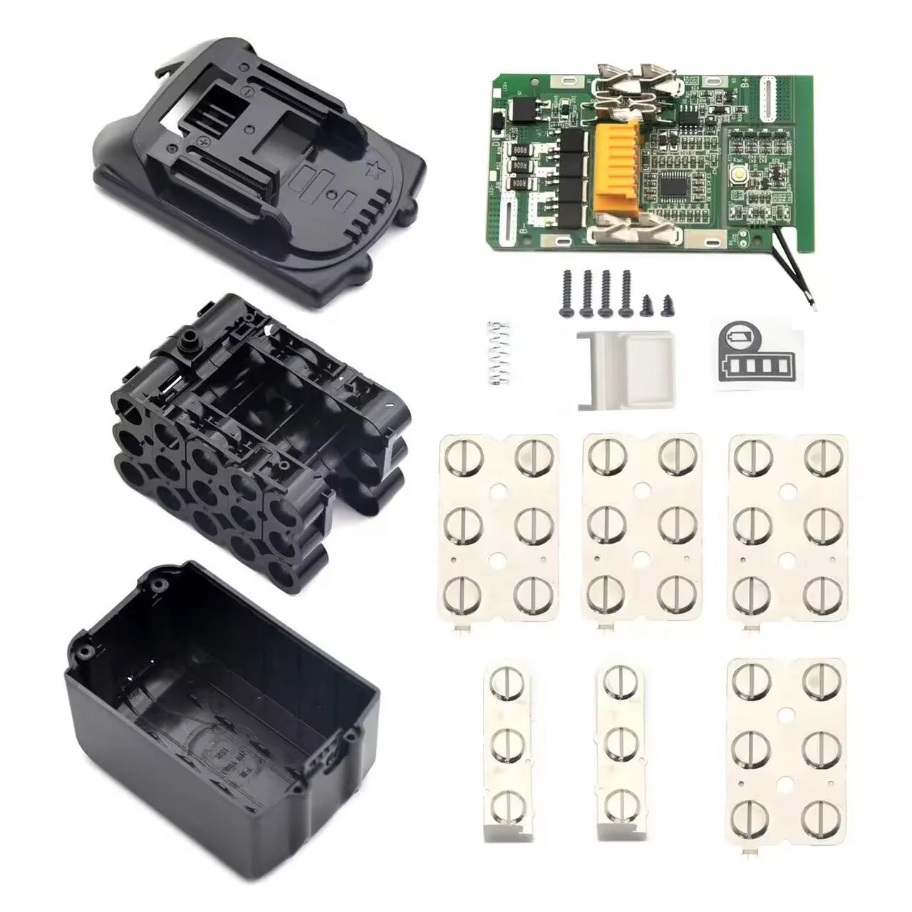 New Arrive Li-ion Battery Case Replacement for Makita Plastic Shell 18V Li-ion BL1830 Battery Case with BMS for Power Tools