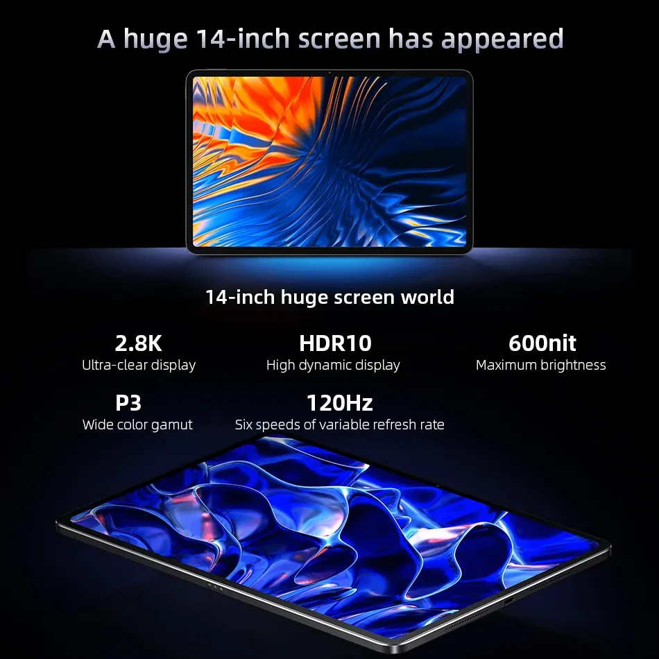 Xiaomi Pad 6 Max 14 2.8K 120HZ 8GB+256GB 10000mAh Snapdragon 8 Xiaomi 14-inch Xiaomi  tablet