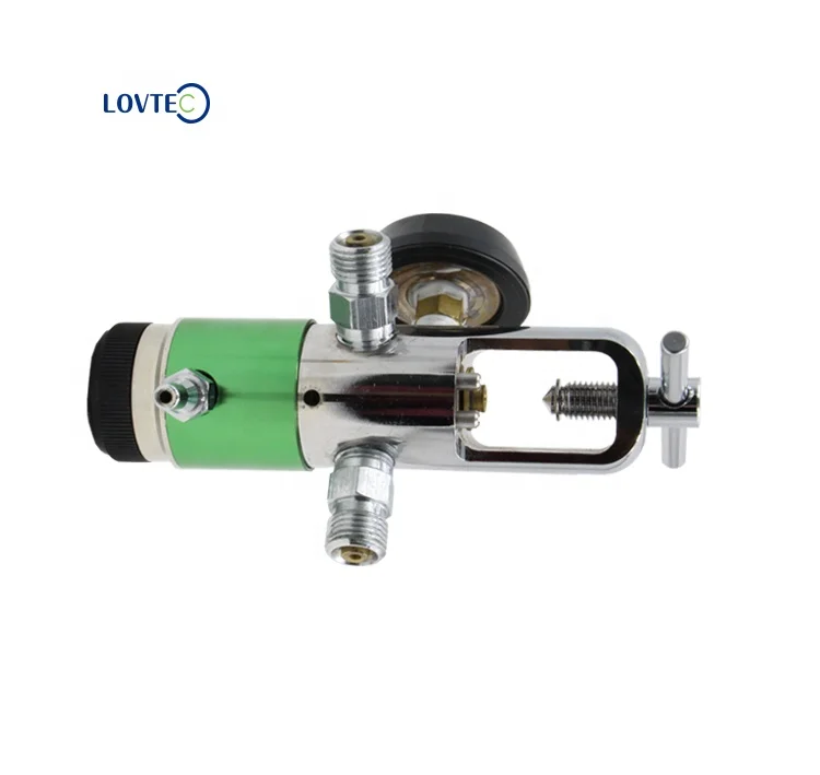 Airtech  American use BrassCGA870adjustable oxygen pressure regulator with gauge  Medical Gas Pressure Reducer with CV