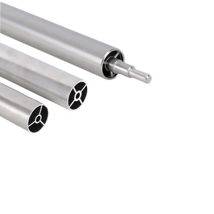 Customized 10mm Aluminium Drive Hollow Pipe Roller and Extruded Aluminium Pipes Conveyor Roller