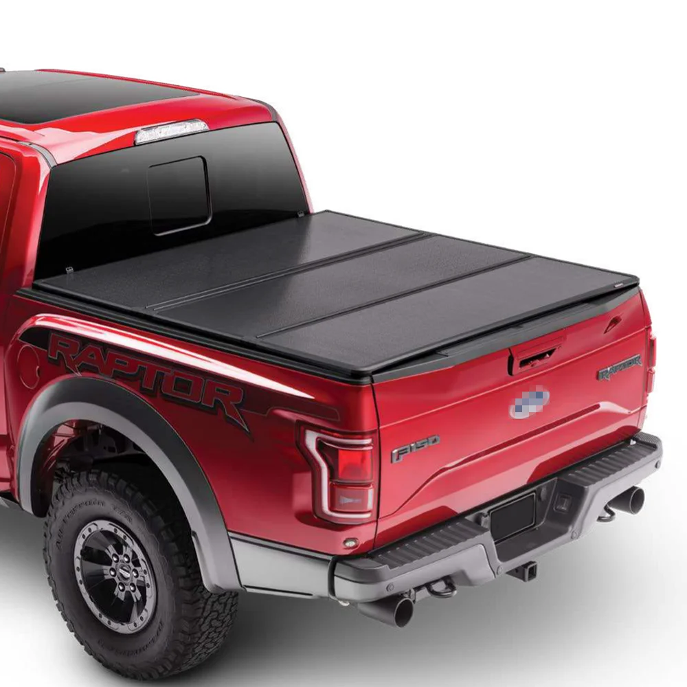 
KSCPRO Hilux Accessories UTE top Hard Tri fold tonneau cover For Toyota Hilux Revo 