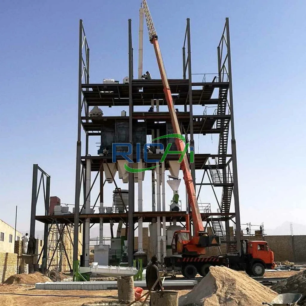RICHI Factory Price 1-10 T/H Multifunctional Compound Feed Plant