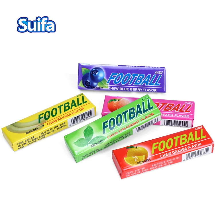 Chewing gum factory fruit flavor caffeine sugar stick chewing gum manufacturer